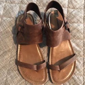 Leather sandals